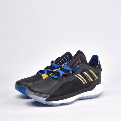 Adidas Dame 6 Stone Cold Damian Lillard Austin 3:16 Black Blue Mens FV4214SG