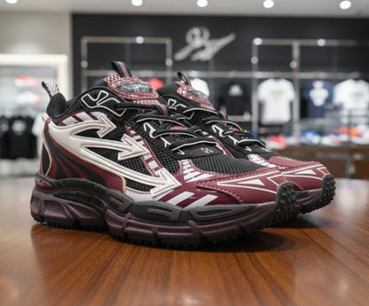 OFF-WHITE  ''BE RIGHT BACK'' BURGUNDY EDITION