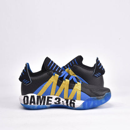Adidas Dame 6 Stone Cold Damian Lillard Austin 3:16 Black Blue Mens FV4214SG