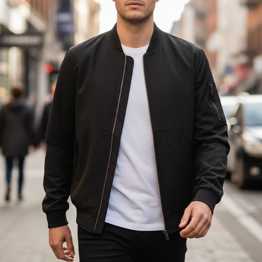 VESTE HOMME MASSIMO NOIR