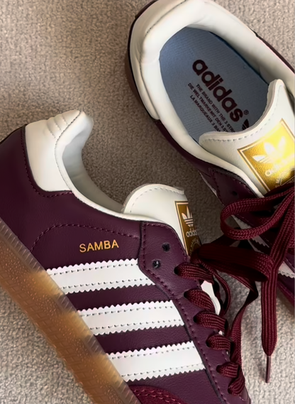 Adidas SAMBA Grenat (للنساء)