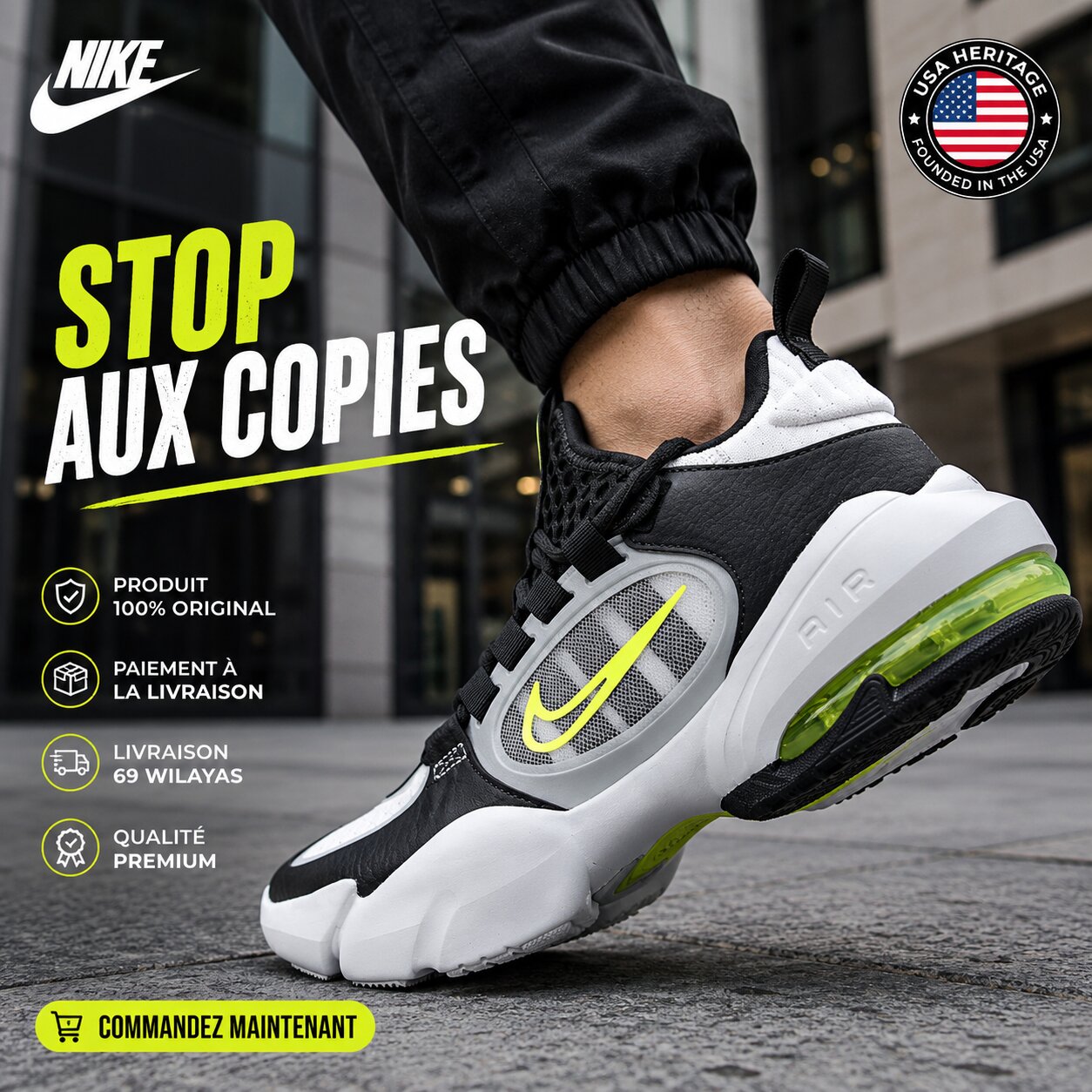 Nike Air Max Alpha Savage 2 - Black/Volt