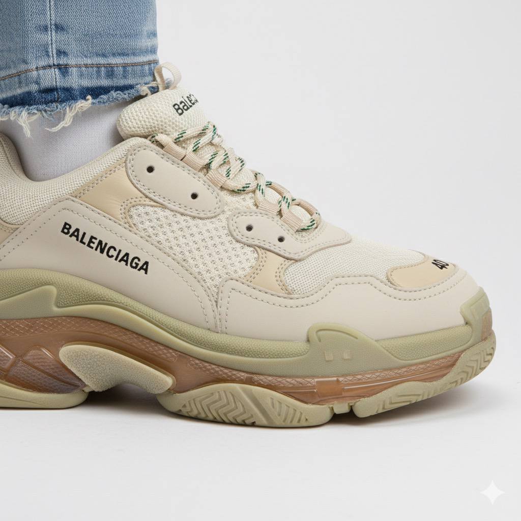 B.a.l.e.n.c.i.a.ga Triple S Beige