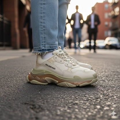 B.a.l.e.n.c.i.a.ga Triple S Beige