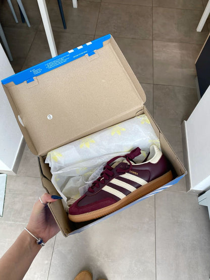 Adidas SAMBA Grenat (للنساء)
