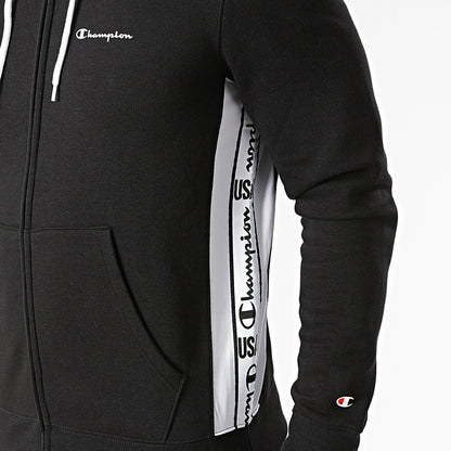 CHAMPION - Hooded Full Zip NBK/NBK/NB