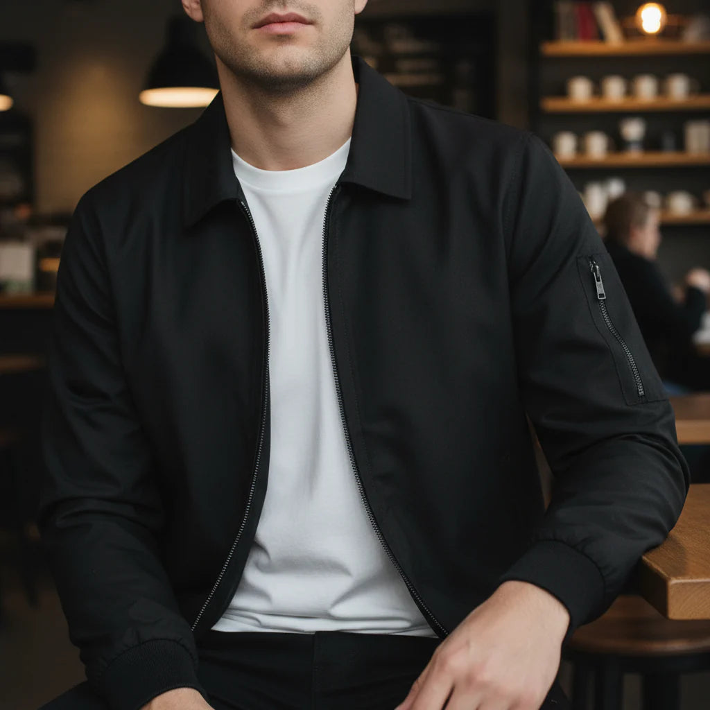 VESTE HOMME MASSIMO NOIR