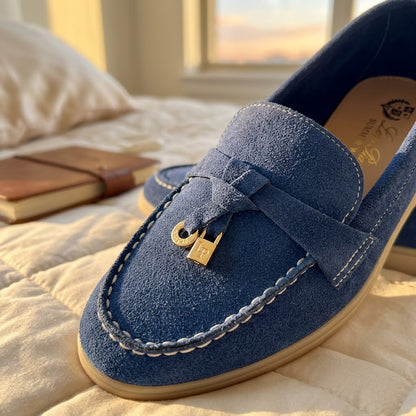 Loro piana mocassin bleu