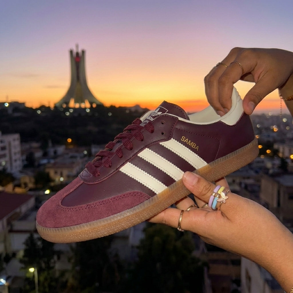 Adidas SAMBA Grenat (للنساء)