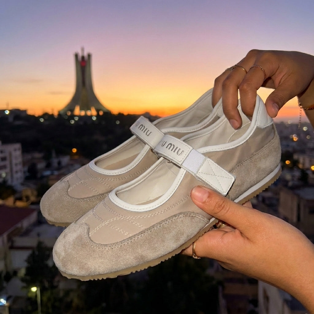 Miu Miu Sneakirina Beige