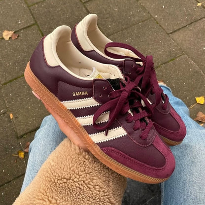 Adidas SAMBA Grenat (للنساء)