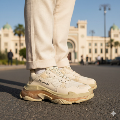 B.a.l.e.n.c.i.a.ga Triple S Beige