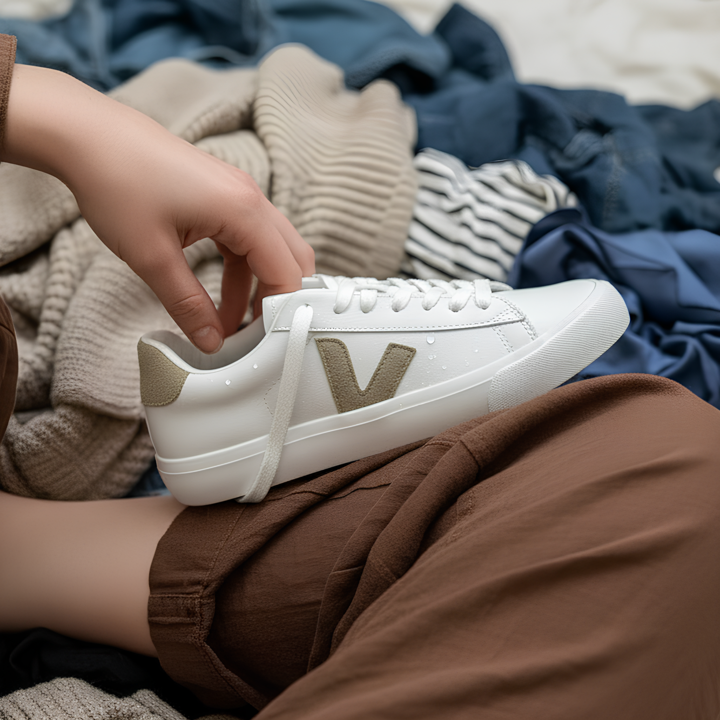 VEJA sneakers (Blanche khaki)