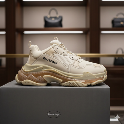 B.a.l.e.n.c.i.a.ga Triple S Beige