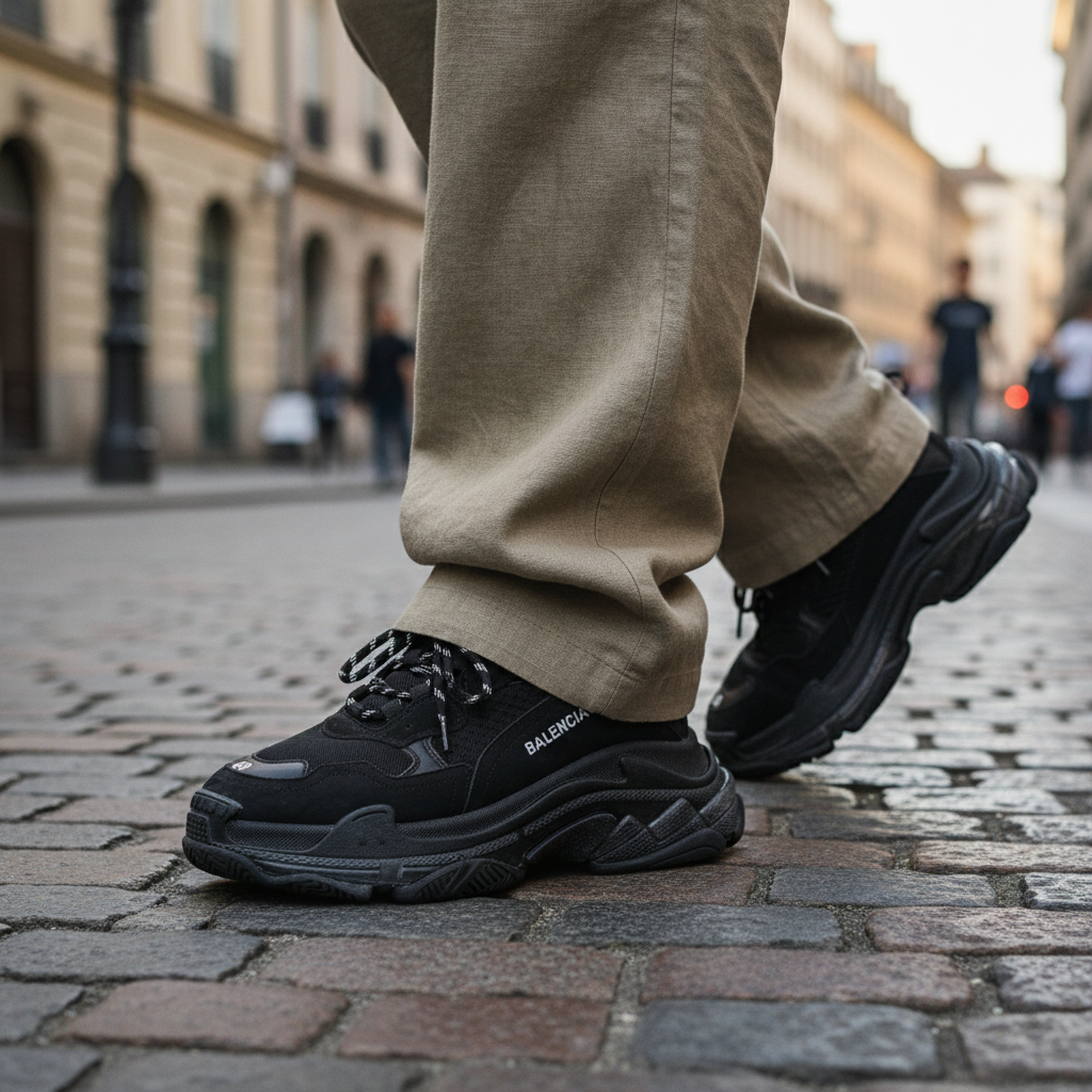 B.a.l.e.n.c.i.a.ga Triple S Black