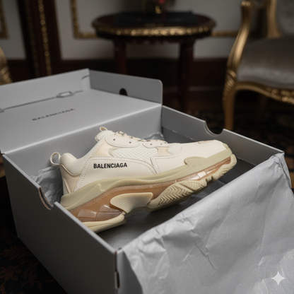 B.a.l.e.n.c.i.a.ga Triple S Beige