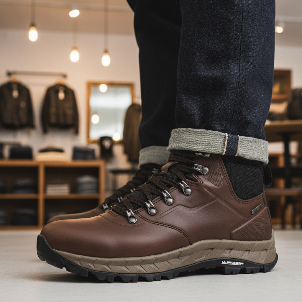 HI-TEC Original VRAI CUIRE (impermeable)