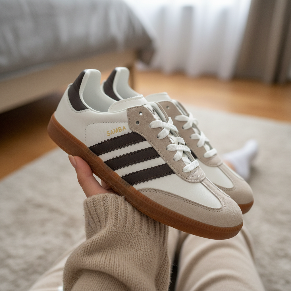 Adidas Samba OG Cream White Preloved Brown