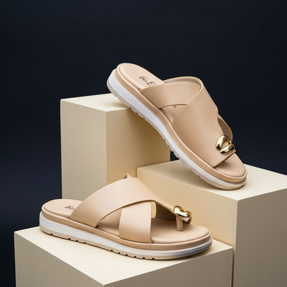 Eva Claquette Orthopedique Beige