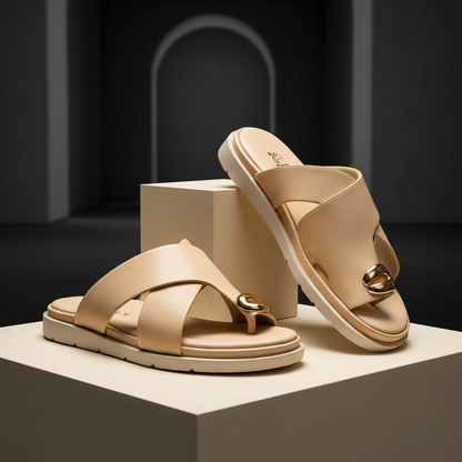 Eva Claquette Orthopedique Beige