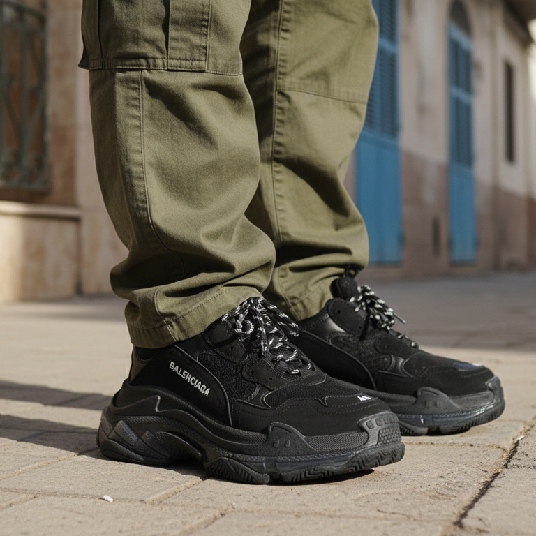 B.a.l.e.n.c.i.a.ga Triple S Black