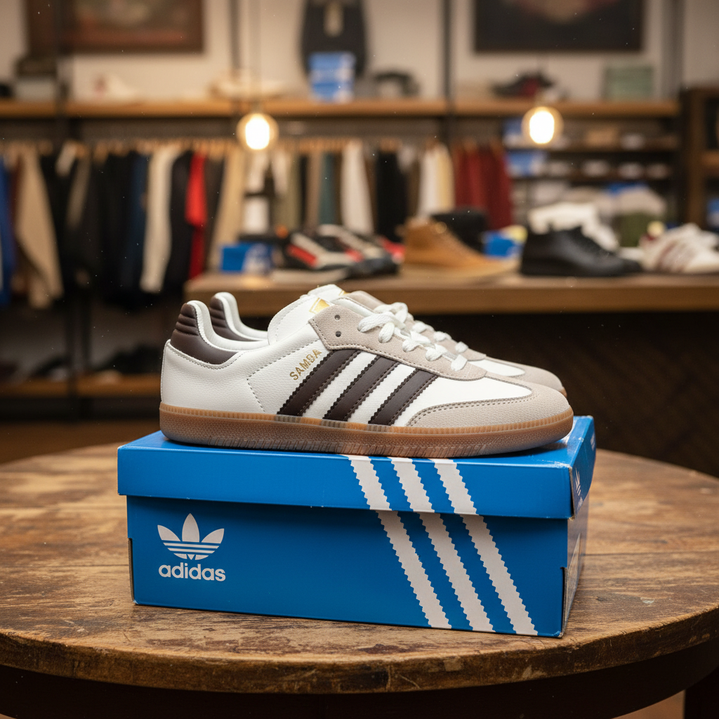 Adidas Samba OG Cream White Preloved Brown