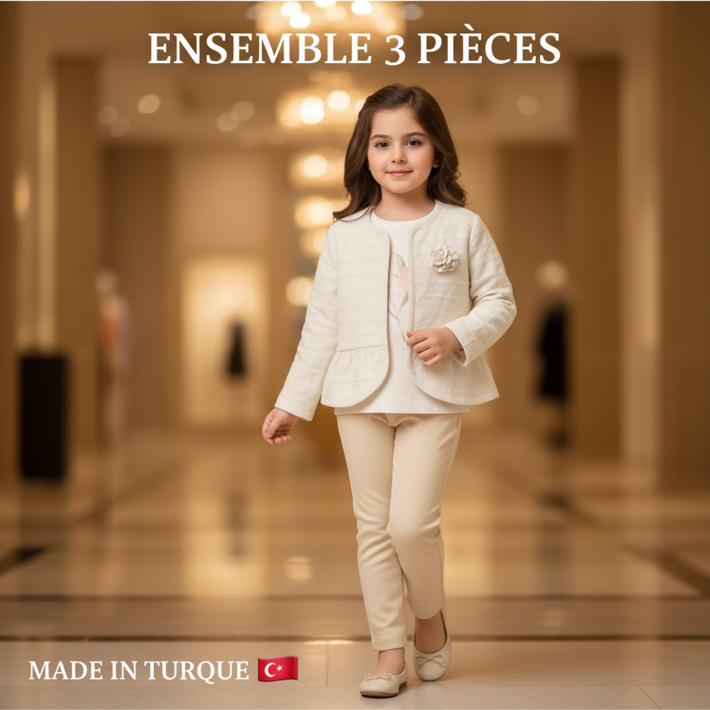ENSEMBLE 3PIECES FILLE 0104786-007