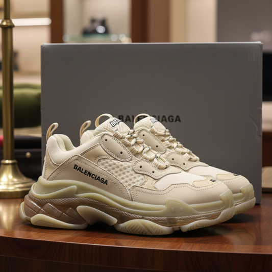 B.a.l.e.n.c.i.a.ga Triple S Beige