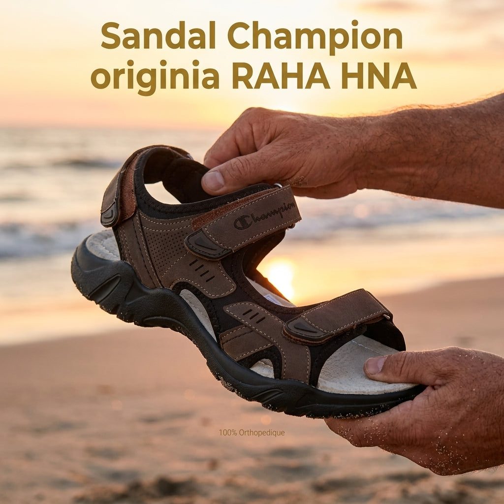SANDAL CHAMPION MARRON Original