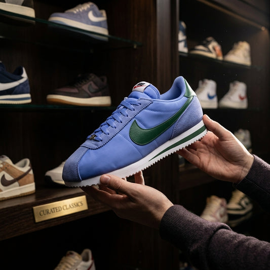 Nike Cortez TXT  Blue Green