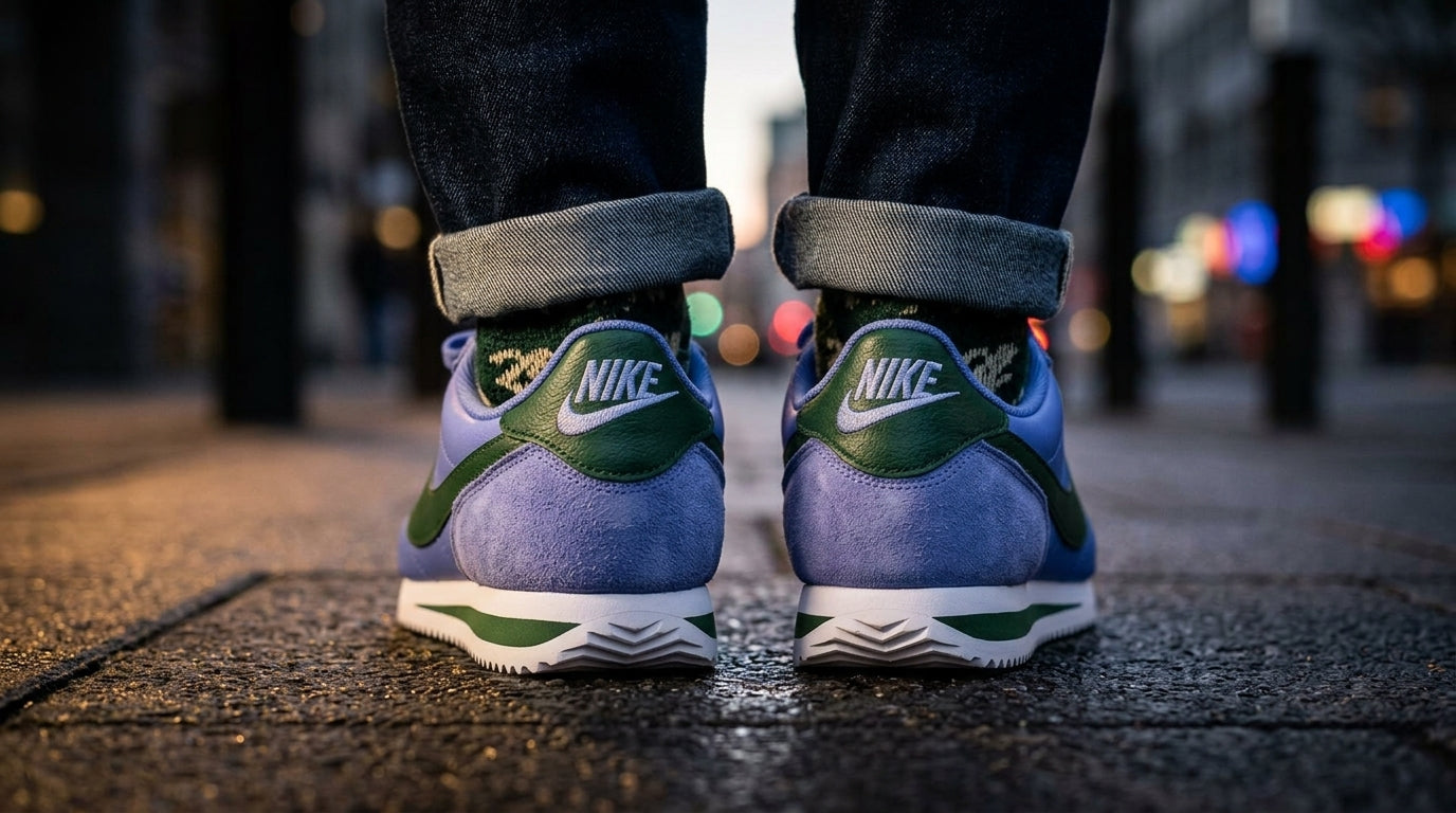 Nike Cortez TXT  Blue Green