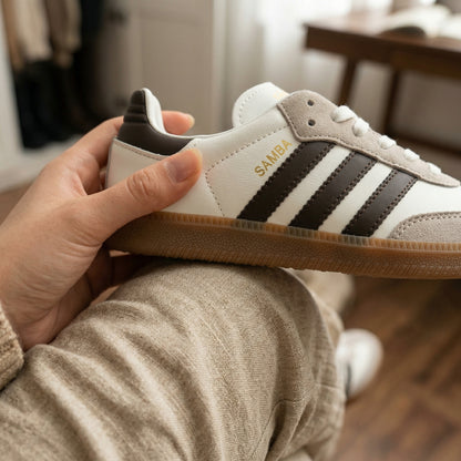 Adidas Samba OG Cream White Preloved Brown