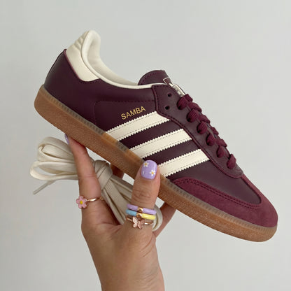 Adidas SAMBA Grenat (للنساء)