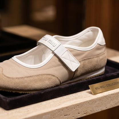 Miu Miu Sneakirina Beige