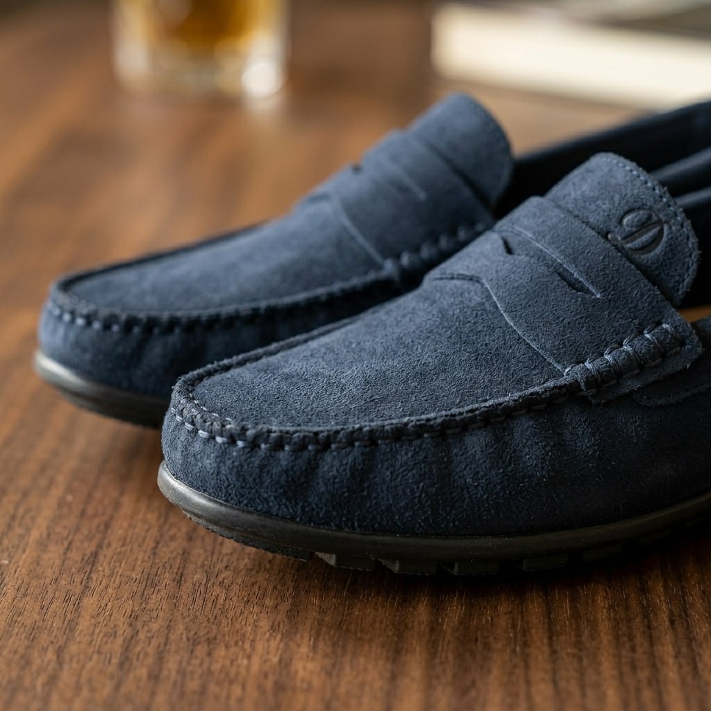 Mocassin dingo bleu nuit