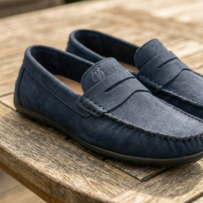 Mocassin dingo bleu nuit