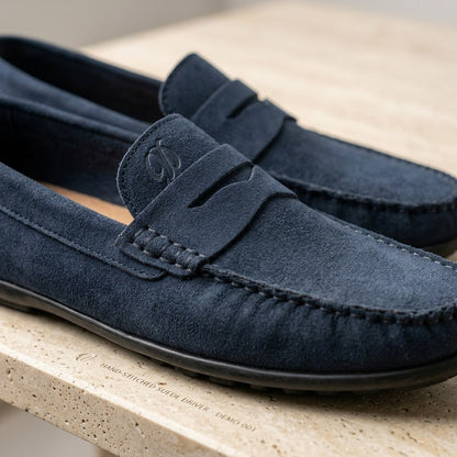 Mocassin dingo bleu nuit