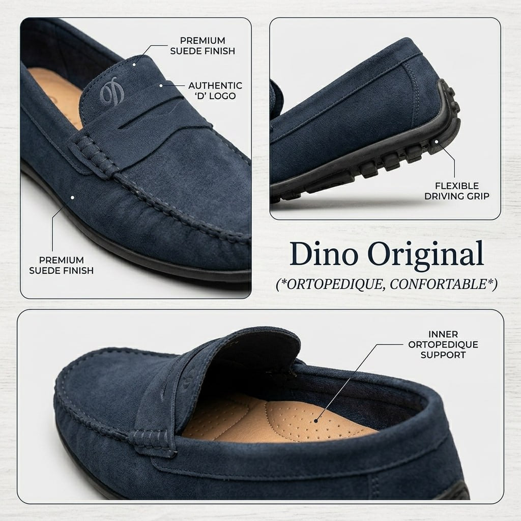 Mocassin dingo bleu nuit