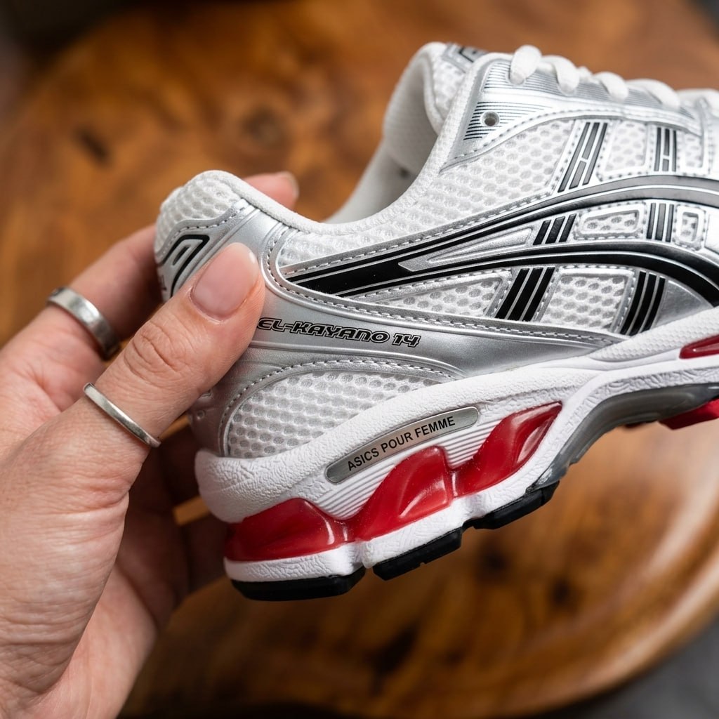 Asics gel kayano 14 Red edition (للنساء)