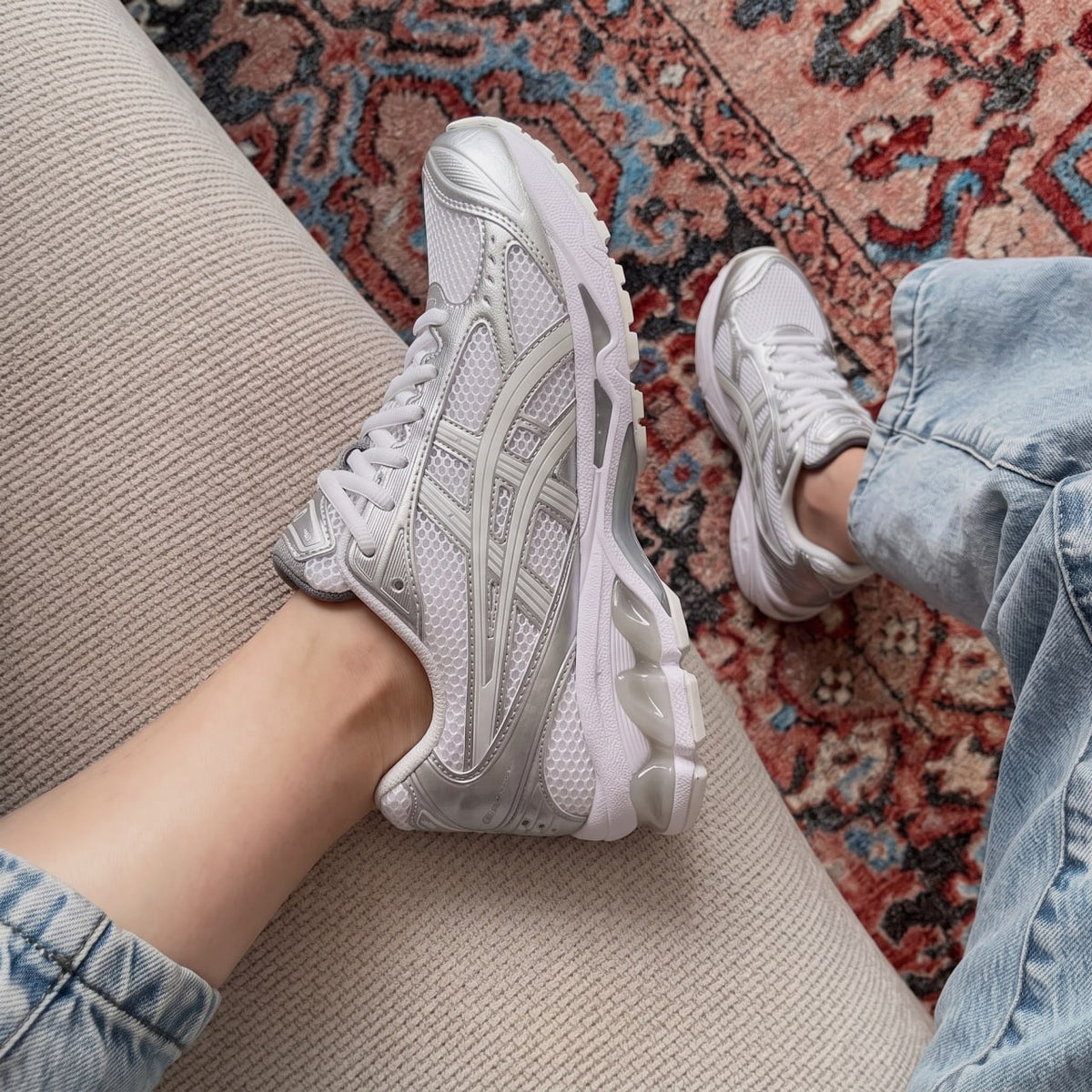 Asics gel kayano 14 Silver edition (Femme)