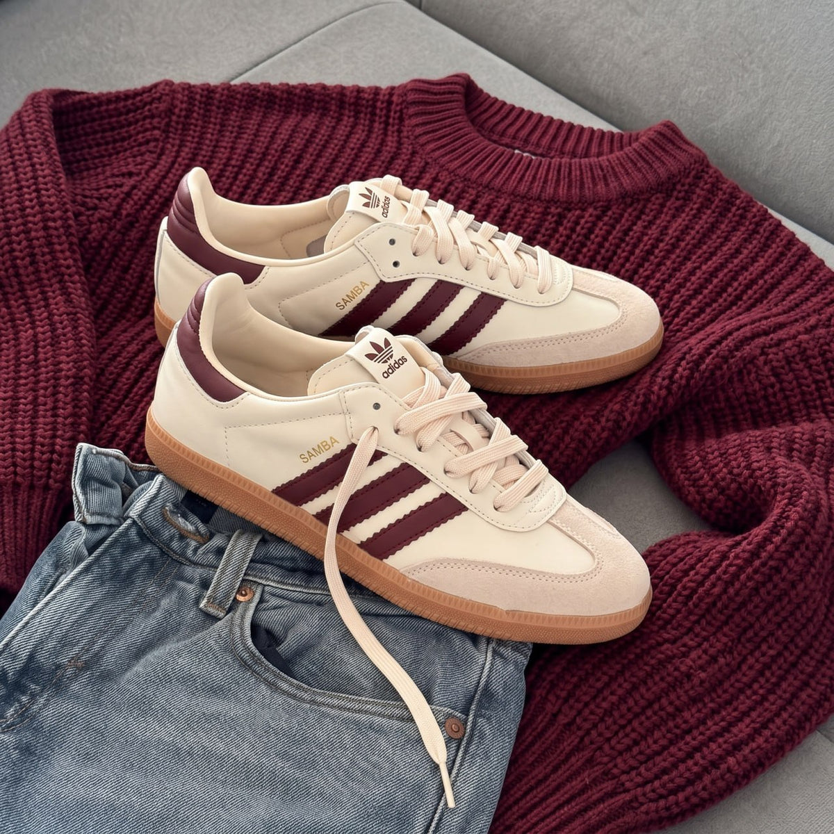Samba OG Wonder White Shadow Red