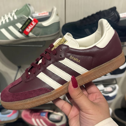 Adidas SAMBA Grenat (للنساء)